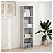 Libreria Grigio Sonoma 40x30x152 Cm In Legno Multistrato - Foto miniatura 3