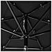 Lusso Casadino -  Ombrellone A Sbalzo 3 Livelli Palo Alluminio 2 M Nero - Foto miniatura 5