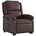 Poltrona Alzapersona Reclinabile Marrone in Similpelle - Foto miniatura 4