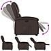 Poltrona Alzapersona Reclinabile Marrone in Similpelle - Foto miniatura 7