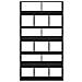 Supporto per Piante Legno Ingegnerizzato Nero 100x33x187,5 cm - Foto miniatura 6