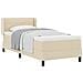 Letto box spring con materasso con materasso Crema 90 x 200 cm - Foto miniatura 3
