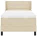 Letto box spring con materasso con materasso Crema 90 x 200 cm - Foto miniatura 8