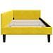 Struttura del letto ad angolo con testiera Giallo 90 x 200 cm - Foto miniatura 7