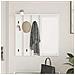 Appendiabiti a muro Bianco 84 x 10 x 80 cm Legno multistrato - Foto miniatura 4