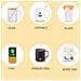Scaldatazza Elettrico 220v Eu, Scaldatazze Per Caffè A Due Livelli Di Temperatura Green - Foto miniatura 5