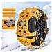 Catene Da Neve Universali In Tpu Per Auto - Aiuto Di Trazione Di Emergenza Per Auto E Suv Black - Foto miniatura 3