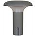 Lampada Led Ricaricabile Ramsey — Grigio Opaco Ø17×21 Cm - Foto miniatura 3
