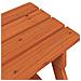 Tavolo da Picnic per 4 Bambini con Ombrellone Legno di Abete - Foto miniatura 9