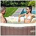 Spa Pool Tonda Pompa Integrata 1800Wt Scalda Acqua Fino 40? 120 Getti Telo Copertura Telo Protezione A Terra 2 Cartucce Filtro Sistema Sicurezza Chiusura Copertura 800 Litri 180*65 Cm - Foto miniatura 4
