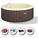 Spa Pool Tonda Pompa Integrata 1800Wt Scalda Acqua Fino 40? 120 Getti Telo Copertura Telo Protezione A Terra 2 Cartucce Filtro Sistema Sicurezza Chiusura Copertura 800 Litri 180*65 Cm - Foto miniatura 1