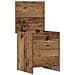 Cassa di stoccaggio Legno antico 40 x 40 x 50 cm - Foto miniatura 3