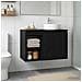 Armadio Bagno In-between Rovere Nero 30 x 41 x 50 cm - Foto miniatura 7
