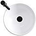 Lavabo da bagno Nero Opaco 38,5 x 38,5 x 16 cm Metallo - Foto miniatura 2
