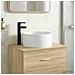 Lavabo da bagno Nero Opaco 38,5 x 38,5 x 16 cm Metallo - Foto miniatura 5