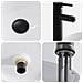 Lavabo da bagno Nero Opaco 38,5 x 38,5 x 16 cm Metallo - Foto miniatura 7