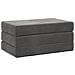 Divano Letto Pieghevole 80 x 67 x 45 cm Grigio Scuro - Foto miniatura 3