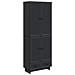 Set di armadi 2 pcs Nero 66 x 34,5 x 95 cm Legno ingegnerizzato - Foto miniatura 1