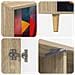 Mobile TV HEESCH 102 x 33 x 50 cm Sonoma Legno ingegnerizzato - Foto miniatura 6