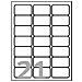 Etichette Rimovibili 63.5 x 29.6 mm Confezione 25 pezzi - Foto miniatura 2