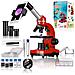 Bresse Junior microscopio per studenti Biolux Sel con supporto per smartphone, accessori e sistema di zoom Barlow, per bambini, principianti e adulti - Foto miniatura 1