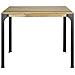Tavolo da bar Bristol stile industriale vintage 70x70x108h. cm - Foto miniatura 1