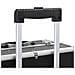 Valigia Trolley Per Cosmetici In Alluminio Nero - Foto miniatura 6