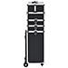 Valigia Trolley Per Cosmetici In Alluminio Nero - Foto miniatura 10