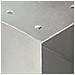 Connettore Per Pali A Forma Di Y In Metallo Zincato 91x91 Mm - Foto miniatura 2