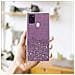 Custodia Compatibile Con Samsung Galaxy A21s In Viola Con Glitter - Coperchio Protettivo In Silicone Tpu Flessibile Con Glitter Scintillanti - Foto miniatura 8