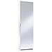 Scarpiera Con Anta A Specchio, 100% Made In Italy, Portascarpe Moderno Con 5 Ripiani, Cm 50x18h178, Colore Bianco - Foto miniatura 2