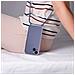 Cover Semirigida Per Iphone 13 Mini Cordino Nylon 80 Cm Viola Chiaro - Foto miniatura 4