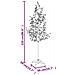 Albero di Ciliegio con 220 LED Bianco Caldo 220 cm - Foto miniatura 7