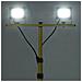Faretto A Led Con Treppiede 2x30 W Bianco Freddo - Foto miniatura 2