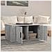 Tavolino Da Salotto Grigio Sonoma 80x50x36 Cm Legno Multistrato - Foto miniatura 2