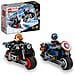 76260 Marvel Motociclette di Black Widow e Captain America - Foto miniatura 2