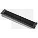 Pannello Passacavi a Soffitto AK-1106-B per Armadio Rack 19" con Spazzola Colore Nero - Foto miniatura 1