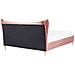 Letto Velluto Chaleix 180 X 200 Cm Rosa Pesca - Foto miniatura 3