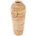 Vaso Decorativo Elatia Realizzato A Mano Rattan Sintetico Naturale - Foto miniatura 4