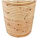 Vaso Decorativo Elatia Realizzato A Mano Rattan Sintetico Naturale - Foto miniatura 6