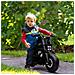 Moto Elettrica Per Bambini 3-5 Anni In Pp E Metallo Con Rotelle, Clacson E Musica, 86x44x58 Cm, Nera - Foto miniatura 2