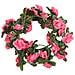 Ghirlande Fiori Artificiali Natale 6 Pz Rosa Rossa 240 Cm - Foto miniatura 2