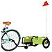Rimorchio Da Bici Verde Oxford E Ferro - Foto miniatura 3