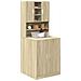 Mobili Lavatrice 2pz Rovere Sonoma in Legno Multistrato - Foto miniatura 3