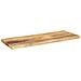 Piano Per Tavolo 90x30x2,5 Cm Rettangolare Legno Massello Mango - Foto miniatura 2