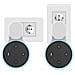 Supporto Da Parete Per Amazon Echo Dot (gen 2) Con Cavo Integrato 8x7x15 Cm. Colore Bianco - Foto miniatura 2