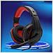 Cuffie Da Gaming Cablate Rosse - Suono Coinvolgente E Comfort - Foto miniatura 4