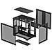 Case PC CG530 Midi Tower ATX Vetro Temperato Colore Nero - Foto miniatura 4