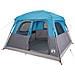 Tenda Familiare Cabina per 6 Persone Blu Impermeabile - Foto miniatura 4