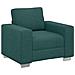 Poltrona  Verde Scuro 59 cm in Tessuto - Foto miniatura 1